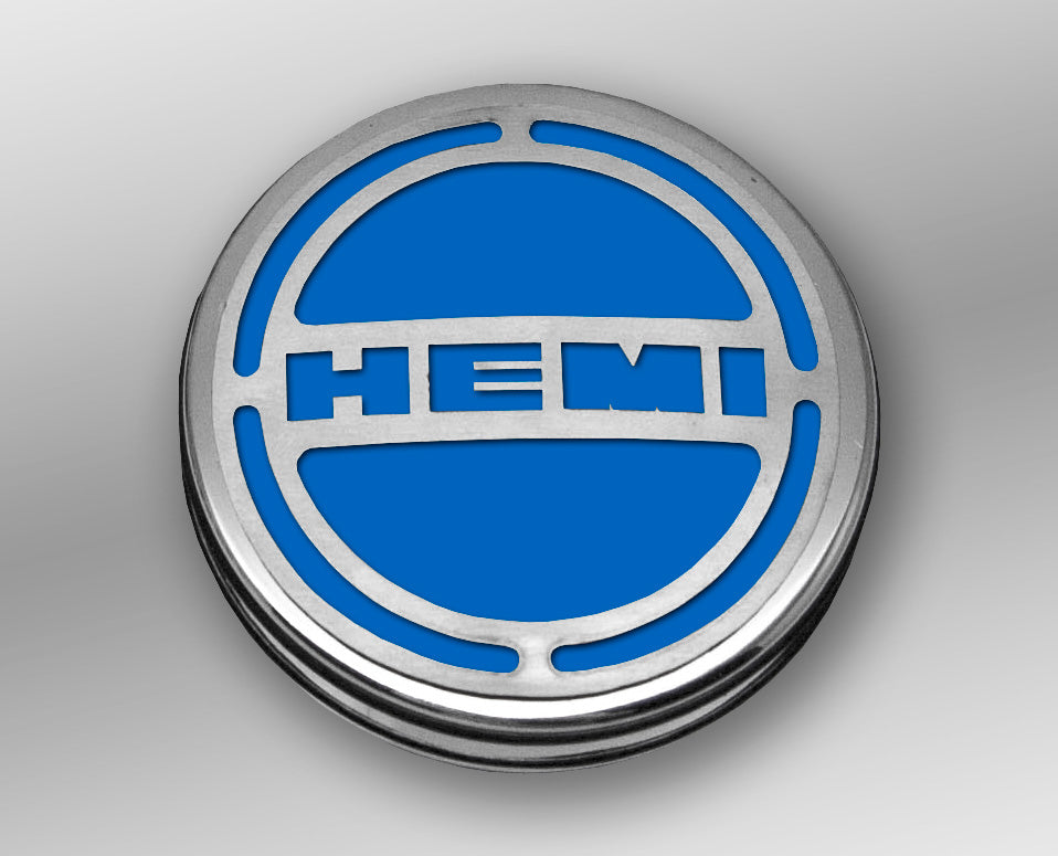 American Car Craft "HEMI" Deluxe Fluid & Shock Tower Cap Covers (13PC): Dodge Challenger V8 2008 - 2023