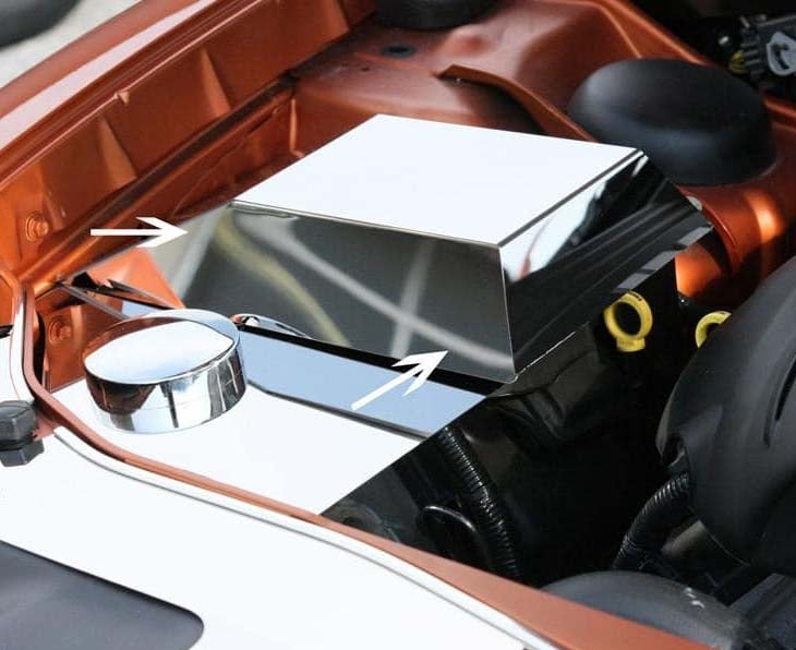 American Car Craft Polished Fuse Box Cover: 300C / Charger / Magnum 5.7L Hemi & 6.1L SRT8 2005 - 2010