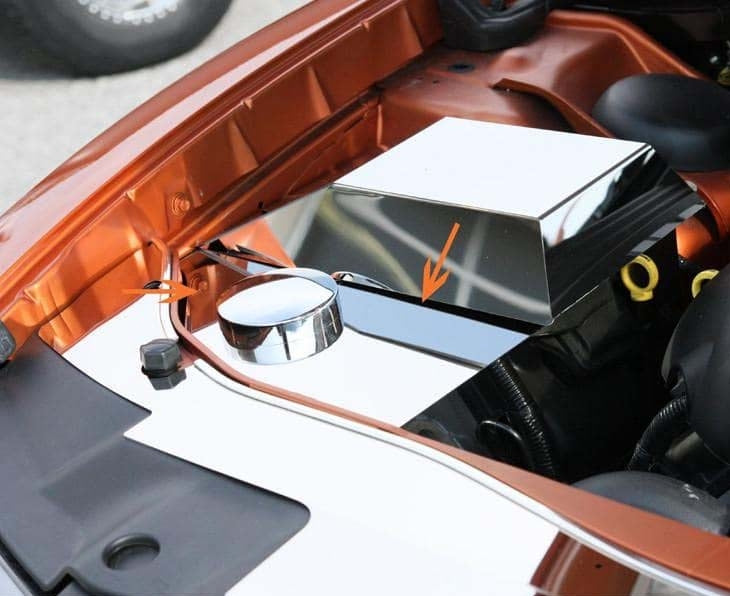 American Car Craft Polished ABS Cover w/ Cap: 300C / Charger / Magnum 5.7L Hemi & 6.1L SRT8 2005 - 2010