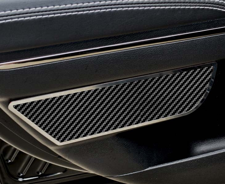 American Car Craft Rear Carbon Fiber Door Badge 2pc: Dodge Charger 2011 - 2023