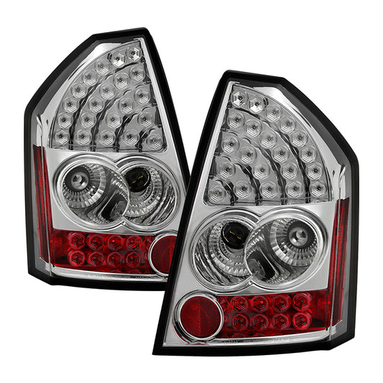Spyder Chrome LED Tail Lights: Chrysler 300 2005 - 2007