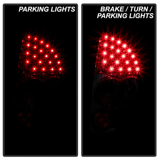 Spyder Chrome LED Tail Lights: Chrysler 300 2005 - 2007
