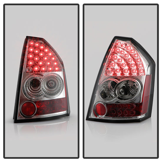 Spyder Chrome LED Tail Lights: Chrysler 300 2005 - 2007