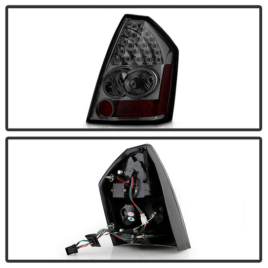 Spyder Smoke LED Tail Lights: Chrysler 300 2005 - 2007