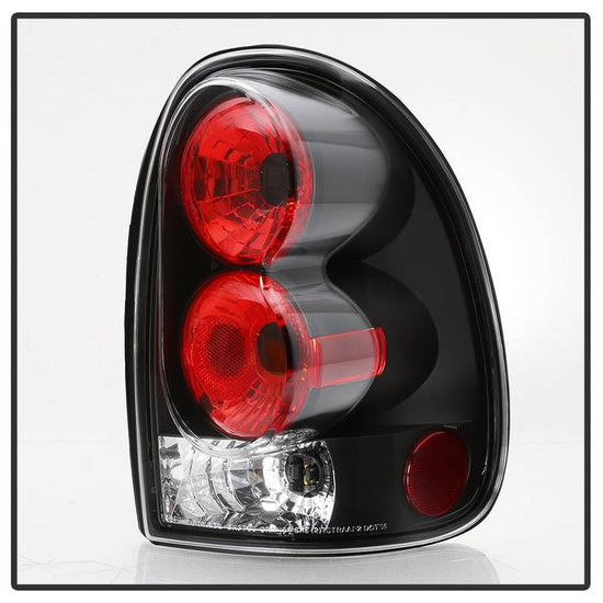 Spyder Black Euro Tail Lights: Dodge Durango 1998 - 2003