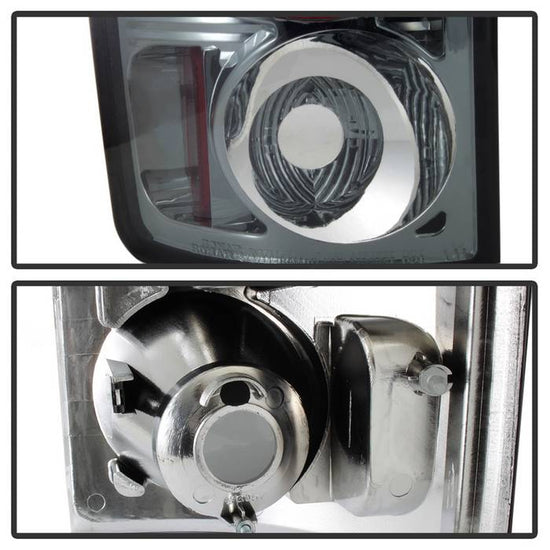 Spyder Smoke Euro Tail Lights: Dodge Ram 2002 - 2006 (All Models)