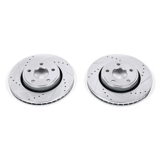 PowerStop Evolution Drilled & Slotted Rotors (FRONT): Fits Most Dodge/Jeep 6.4L/5.7L/3.6L (11-20)