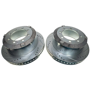 PowerStop Drilled and Slotted Rotor (REAR): Ram 3500 19-23 6.7L Diesel/6.4L