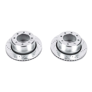 PowerStop Drilled and Slotted Rotor (REAR): Ram 2500/3500 11-22 6.7L Diesel/6.4L/5.7L