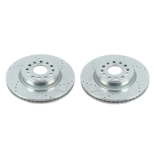 PowerStop Drilled & Slotted Rotor (FRONT): Ram 1500 19-22 6.2L/5.7L/3.6L