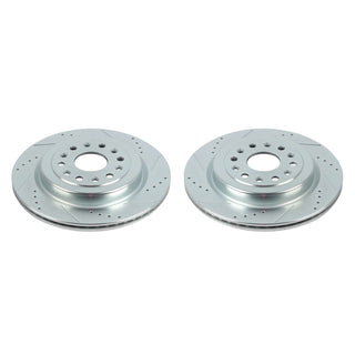 PowerStop Evolution Drilled & Slotted Rotors (REAR): Ram 1500 19-25 6.2L/5.7L/3.6L