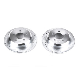PowerStop Evolution Drilled & Slotted Rotors (REAR): Jeep Grand Cherokee 93-98