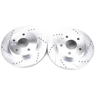 PowerStop Evolution Drilled & Slotted Rotors (FRONT): Fits Most Dodge/Ram (02-24)