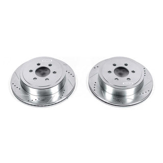 PowerStop Evolution Drilled & Slotted Rotors (REAR): Dodge Durango 03