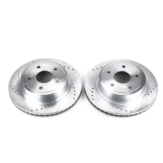 PowerStop Evolution Drilled & Slotted Rotors (REAR): Dodge Ram 1500 (04-06)