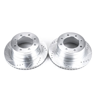 PowerStop Evolution Drilled & Slotted Rotors (REAR): Fits Most Dodge 6.7L Diesel/5.9L Diesel/5.7L/3.7L (03-08)
