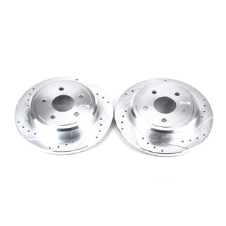 PowerStop Evolution Drilled & Slotted Rotors (REAR): Jeep Grand Cherokee 05-10
