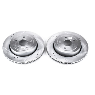 PowerStop Evolution Drilled & Slotted Rotors (REAR): Jeep Grand Cherokee 06-10 6.1L SRT8