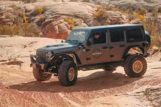 Attica 4x4 Terra Series Rear Fender Flares: Jeep Wrangler 2018-2024