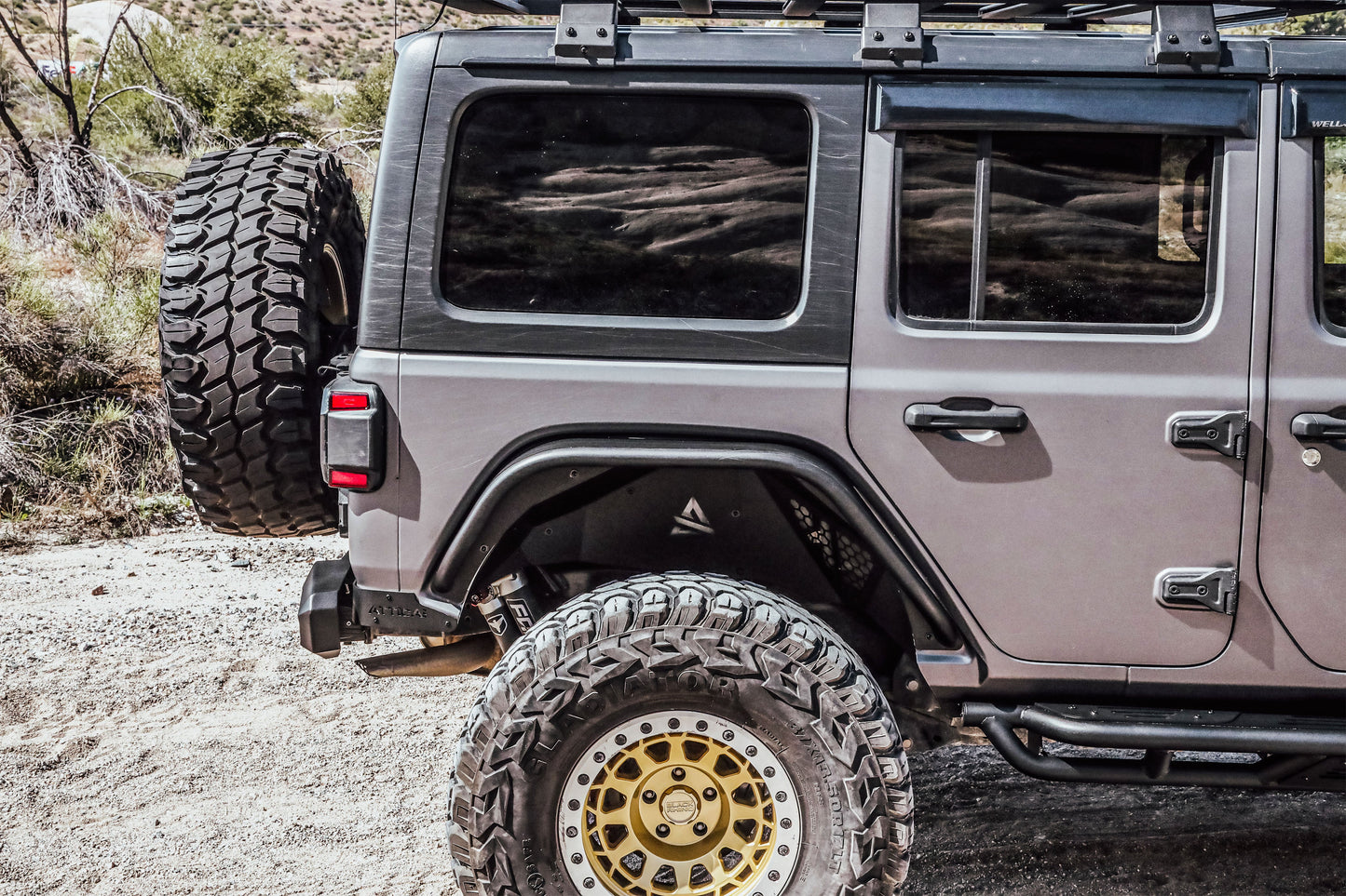 Attica 4x4 Terra Series Rear Fender Flares: Jeep Wrangler 2018-2024
