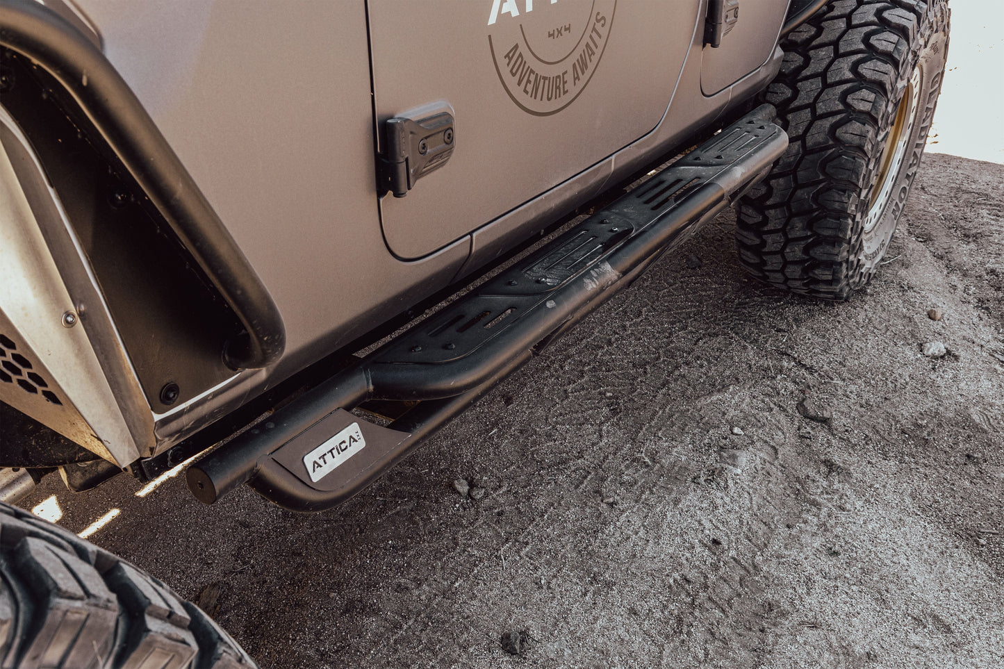 Attica 4x4 Terra Series Side Steps: Jeep Wrangler 2018-2024