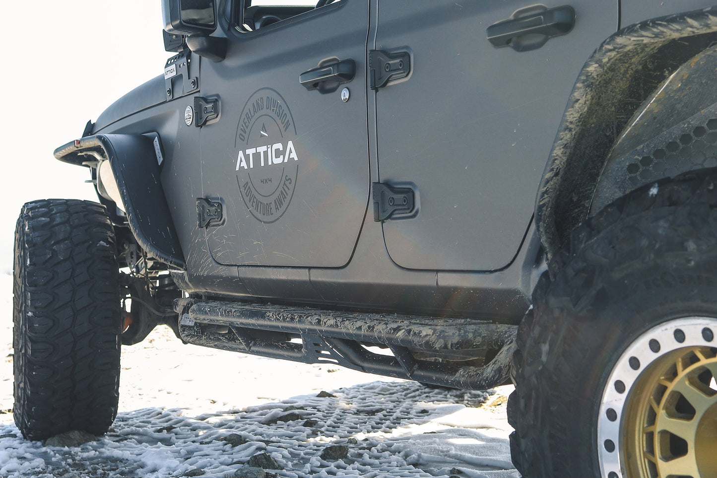 Attica 4x4 Terra Series Side Steps: Jeep Wrangler 2018-2024