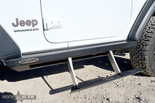 Rock Slide Engineering Side Step Sliders Set: Jeep Wrangler JL 2 Door (2024)