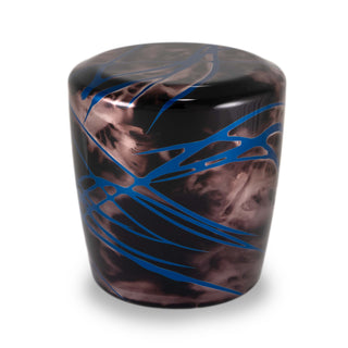 Billetworkz Automatic Shifter - Black Smoke w/ Blue Splash - Fits Jeep Wrangler JL (2018-Present)