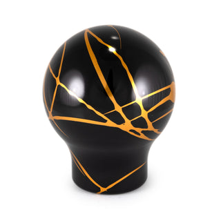 Billetworkz Automatic Shifter - Black w/ Gold Splash - Fits Dodge Challenger / Charger (2015-2023)