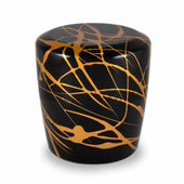 Black w/ Gold Splash