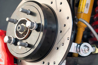 BMR 15" Front Brake Conversion Kit (Red Calipers): 300 / Challenger / Charger / Magnum 2005 - 2024