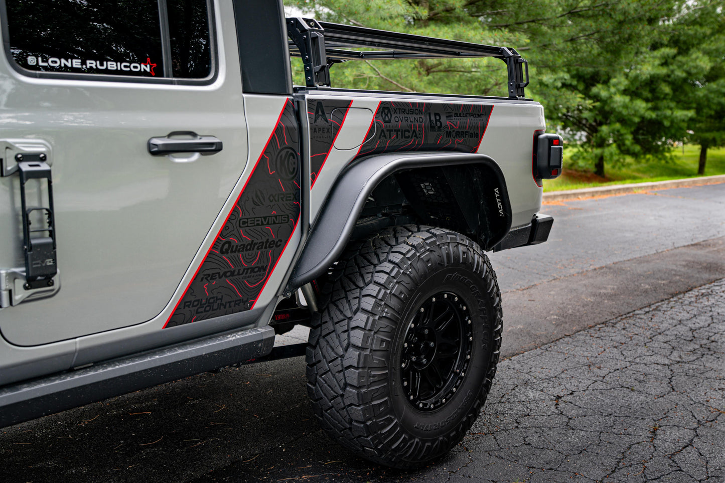 Attica 4x4 Terra Series Rear Fender Flares: Jeep Gladiator 2020-2024