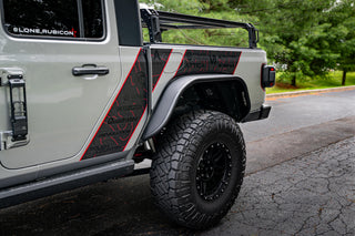 Attica 4x4 Terra Series Rear Fender Flares: Jeep Gladiator 2020-2024