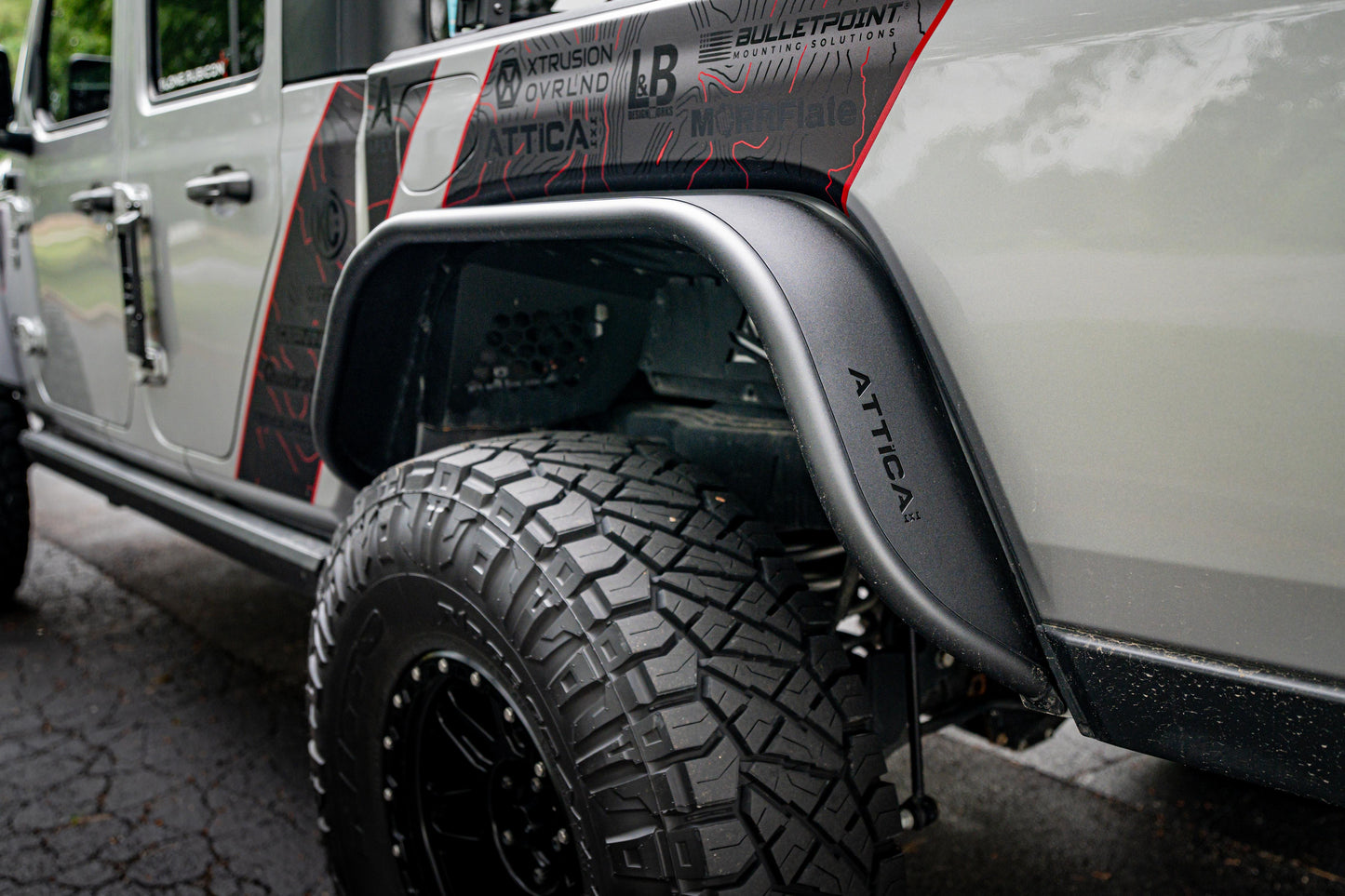 Attica 4x4 Terra Series Rear Fender Flares: Jeep Gladiator 2020-2024