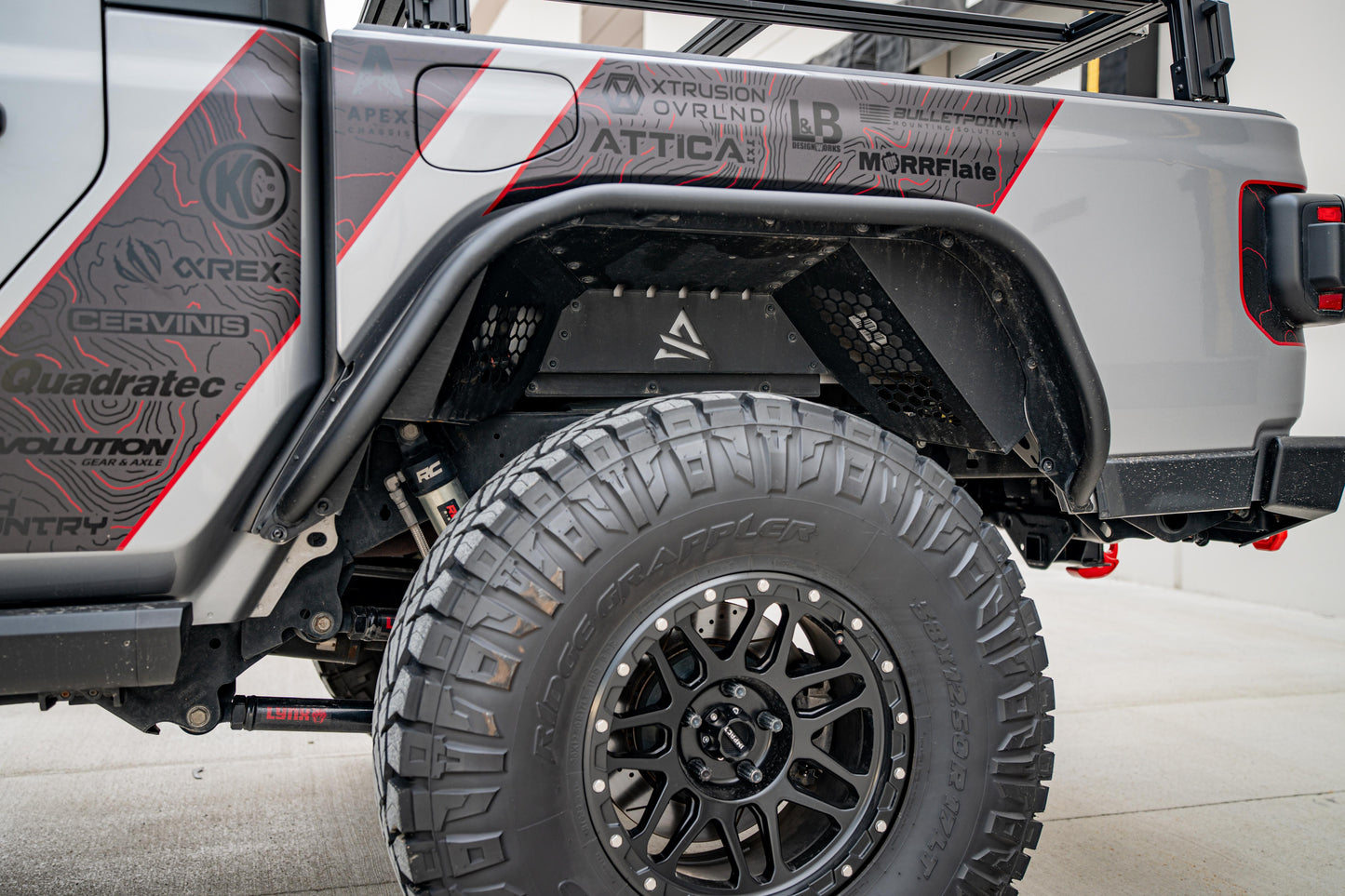 Attica 4x4 Terra Series Rear Fender Flares: Jeep Gladiator 2020-2024