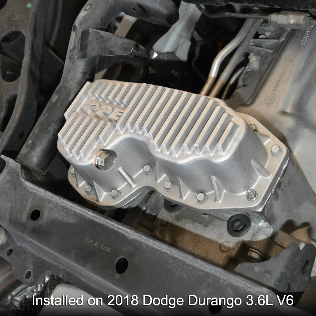 PPE Heavy-Duty Cast Aluminum Engine Oil Pan: Dodge Durango (11-25) / Ram 1500 (13-24) / Jeep Grand Cherokee (11-24)