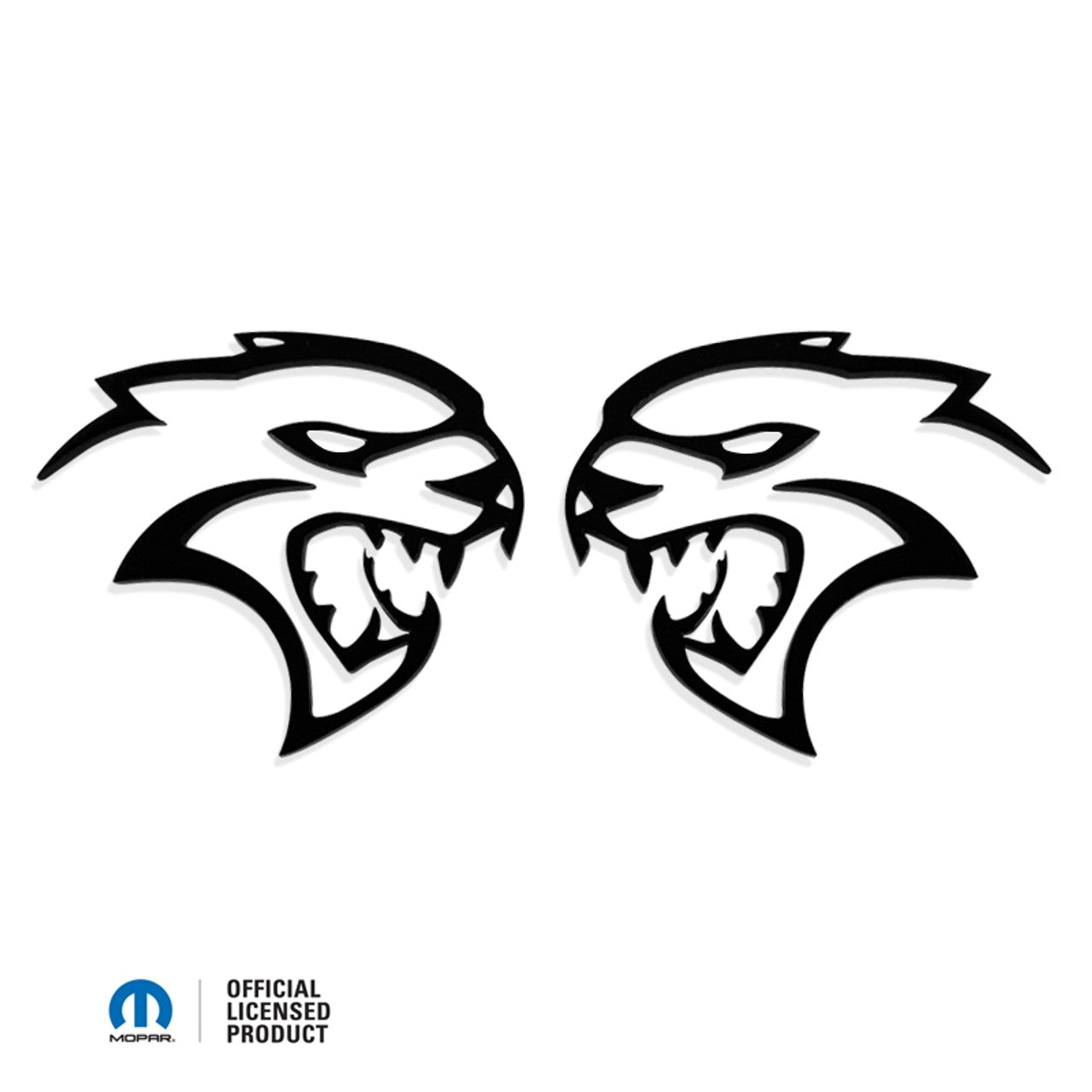 American Brother Designs 4" Hellcat Cutout Badge: Dodge Durango SRT Hellcat 2021 - 2025