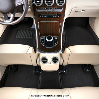 3D MAXpider ACE Elegant Floormats (Black, All 3 Rows): Dodge Durango 2011 - 2025 (7-Seat Models Only)