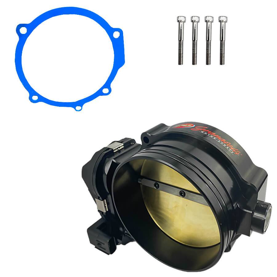 Granatelli 105mm Throttle Body (Black): Dodge / Jeep / Ram 6.2L Hellcat / 6.2L Trackhawk / 6.2L TRX 2021 - 2025