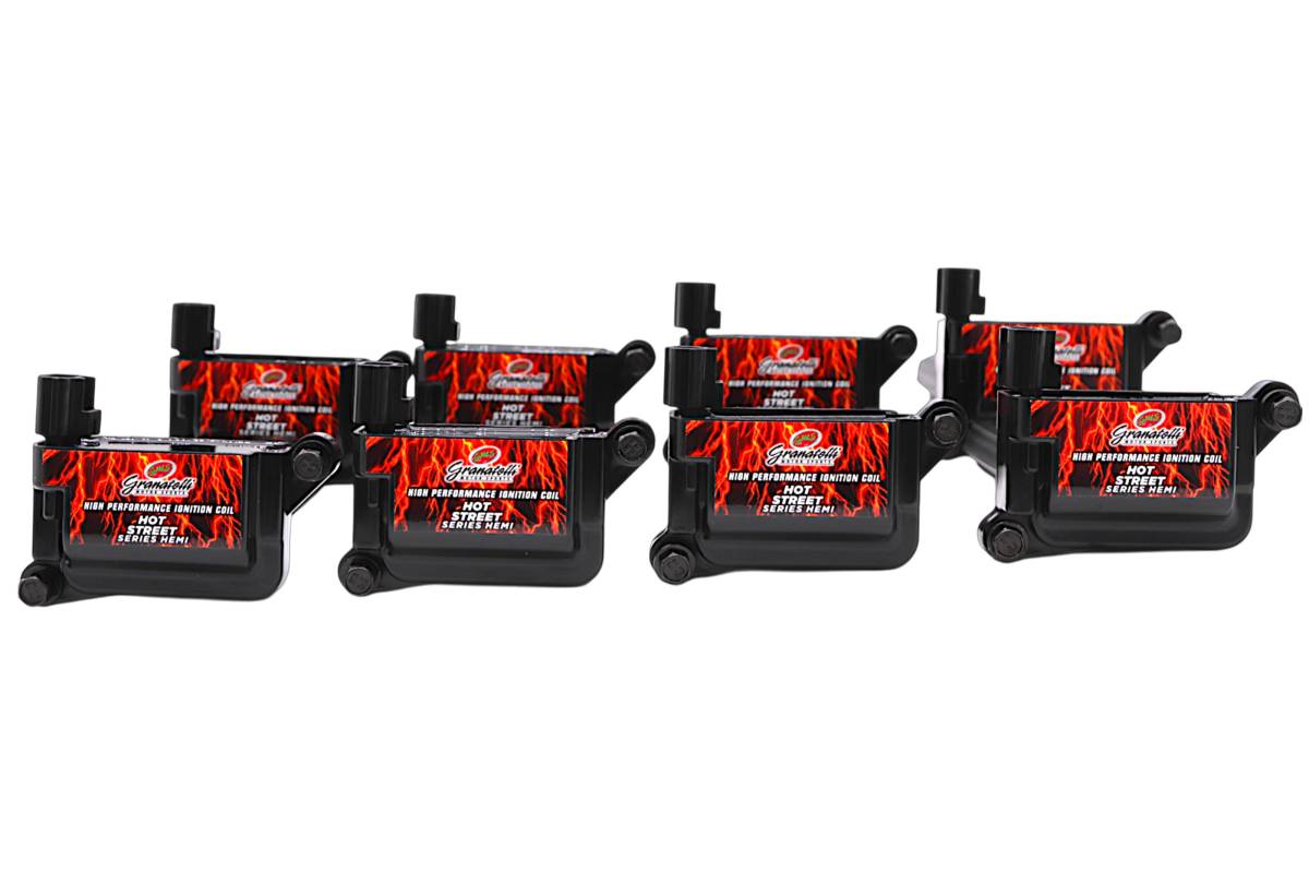 Granatelli Hot Street Ignition Coil Packs: Chrysler / Dodge / Jeep / Ram 5.7L Hemi / 6.4L 392 / 6.1L SRT8 2011 - 2025