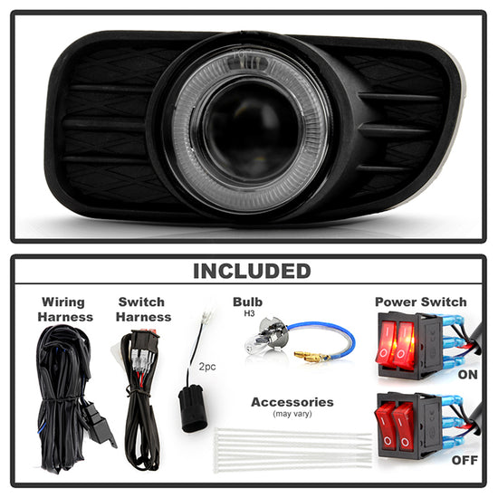 Spyder Halo Projector Fog Lights (Smoke): Jeep Grand Cherokee 1999 - 2004
