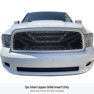 APS Stainless Upper Sheet Grille (Version 1): Dodge Ram 1500 2009 - 2012