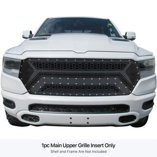APS Stainless Upper Sheet Grille (Version 3) (Laramie/Lone Star/Big Horn/Tradesman): Ram	1500 2019 - 2024
