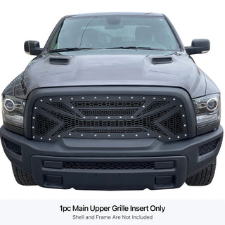 APS Stainless Upper Sheet Grille (Version 1) Rebel: Ram 1500 2015 - 2018