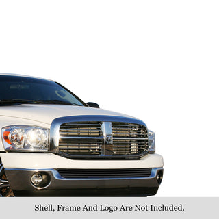 APS Black Stainless Lower Billet Grille: Dodge	Ram 2002 - 2009