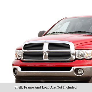 APS Black Stainless Upper Billet Grille (Version 2): Dodge Ram 2002 - 2005