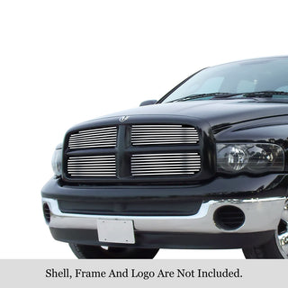 APS Polished Stainless Upper Billet Grille (Version 2): Dodge Ram 2002 - 2005