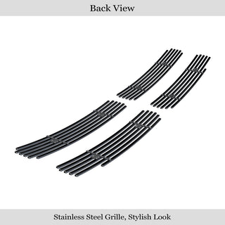 APS Black Stainless Upper Billet Grille (Version 2): Dodge Ram 1994 - 2001