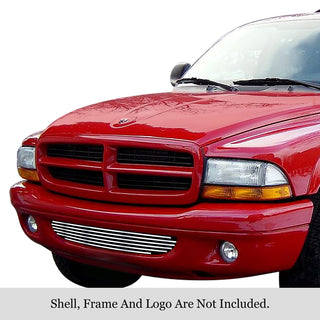 APS Polished Stainless Lower Billet Grille: Dodge Dakota & Durango 1997 - 2004