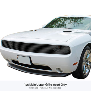 APS Phantom Black Stainless Upper Billet Grille: Dodge Challenger 2009 - 2014